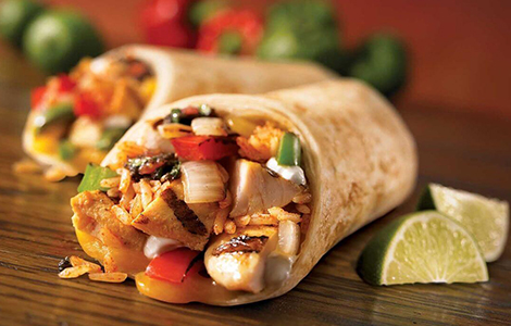 Chicken Burrito Wrap