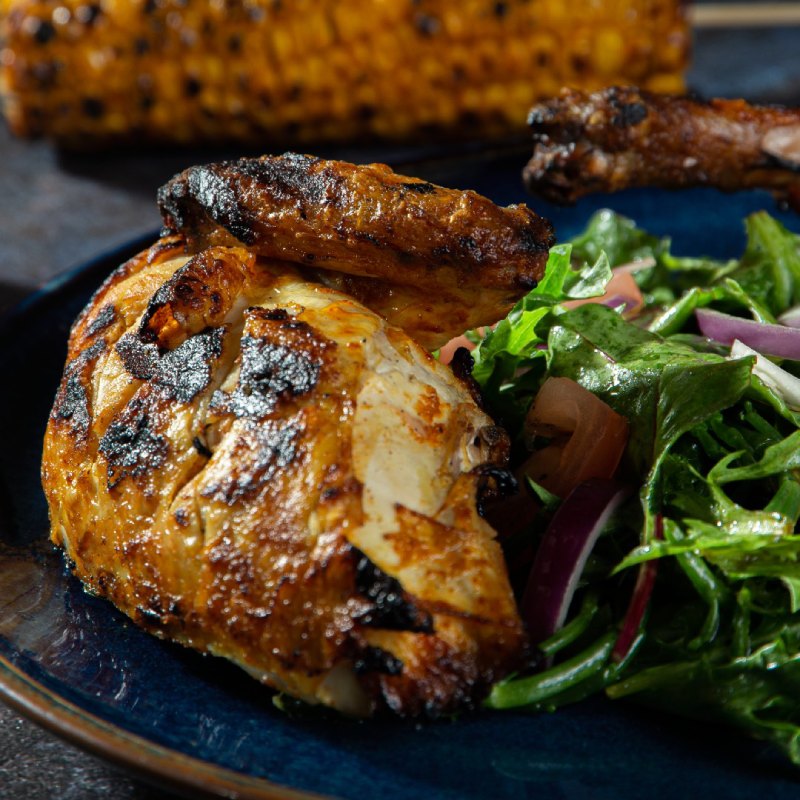 Victoria Grill Grilled Chicken with Corn on the Cob and Salad in East Kilbride